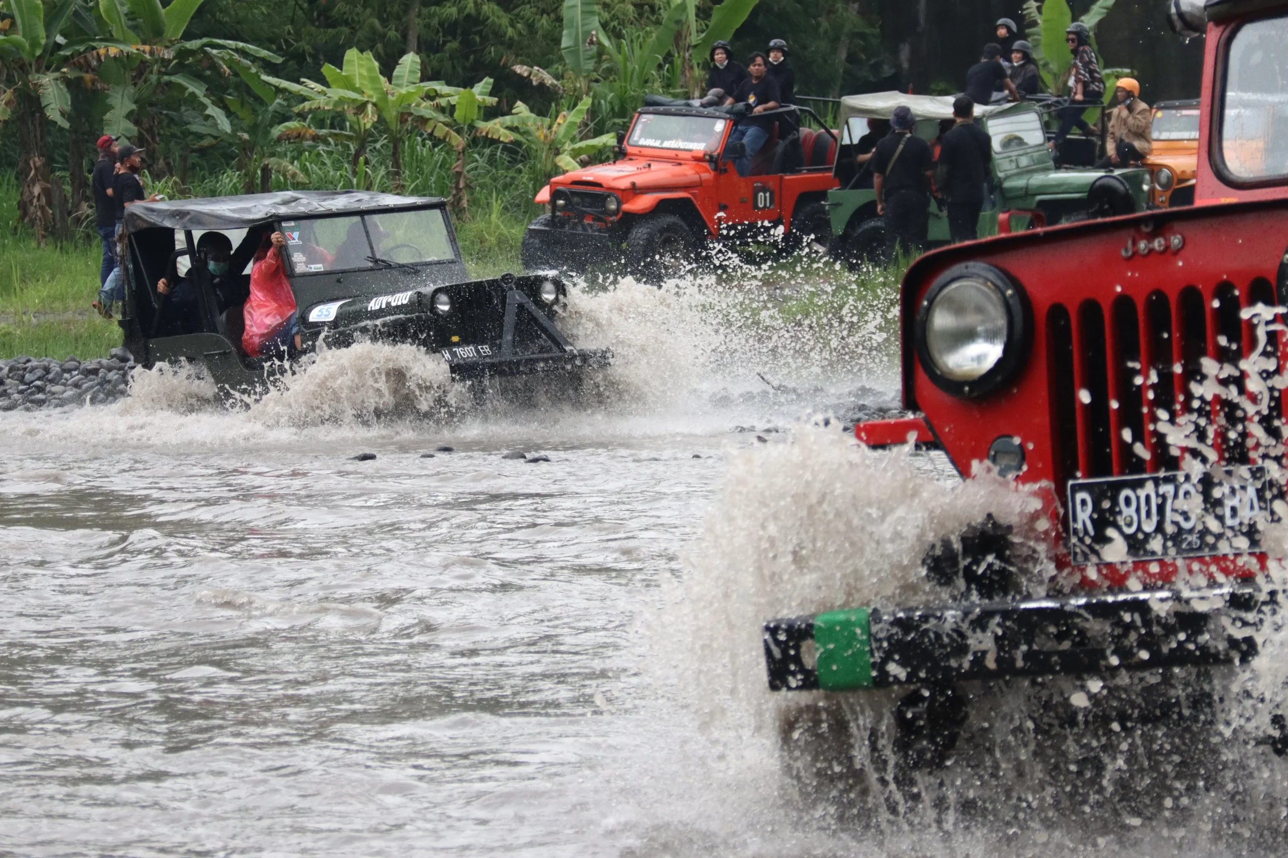 Rute Basah Lava Tour Merapi Jogja Melalui Jalur Sungai